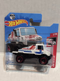 White Mercedes-Benz Unimog 1300 HW Rescue 1/10 Search and Resuce Hot Wheels Diecast Car