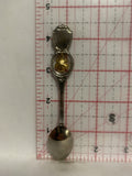 Medicine Hat Alta Alberta Native Chief Rose Souvenir Spoon