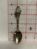 Banff Alberta Wild Rose Souvenir Spoon
