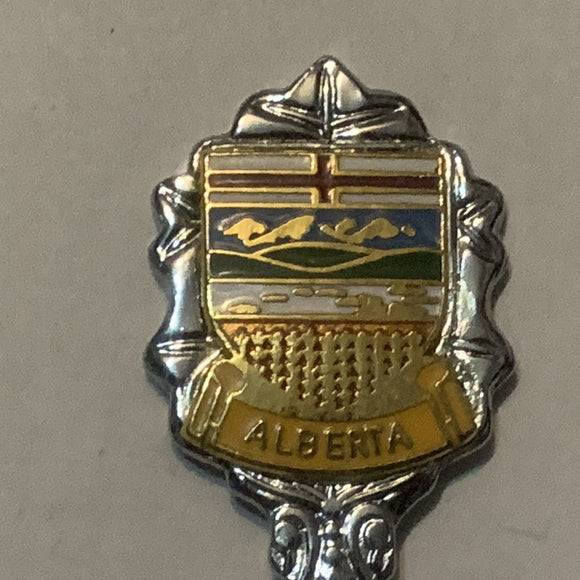 Alberta Crest Emblem Collectable Souvenir Spoon DK