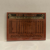 #27 Ray Knight New York Mets 1986 Topps Baseball Card IE