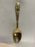 Yellow Daisy Flower Souvenir Spoon