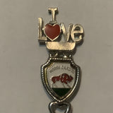 I Love Heart North Dakota Collectable Souvenir Spoon DK