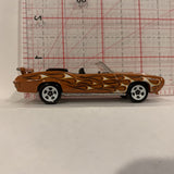 Red Flames '70 Pontiac GTO ©2007 Hot Wheels Diecast Car DL