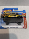 Yellow Chevy Silverado Off Road 2/10 185/250 GTC06 2018 Hot Wheels Diecast Car