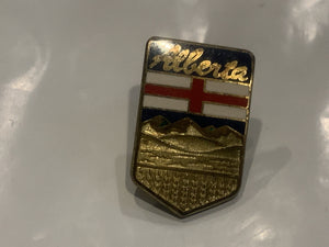 Alberta Crest Emblem Lapel Hat Pin DS