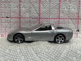 Silver '97 Chevrolet Corvette Maisto Diecast Car