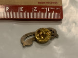 Letter B Lapel Hat Pin DS