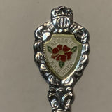 Vega 1928 1989 Albrta Wild Rose Flower Collectable Souvenir Spoon DK