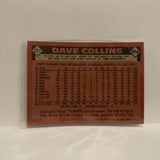 #271 Dave Collins Oakland Athletics 1986 Topps Baseball Card IE