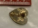 Boy on a Heart Lapel Hat Pin DS