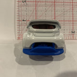 White Arctic Racer '12 Ford Fiesta ©2011 Hot Wheels Diecast Car DL