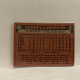 #134 Carney Lansford Oakland Athletics 1986 Topps Baseball Card IE