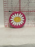 Daisy Flower Cartoon Button Pinback