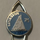 Kingston 76 Boat Ship Collectable Souvenir Spoon DK