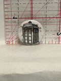 Police Box TARDIS Dr Who Button Pinback