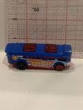 Blue Hot Wheels High Bus 2013 Hot Wheels Toy Diecast Car