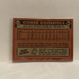 #433 Chris Codiroli Oakland Athletics 1986 Topps Baseball Card IE