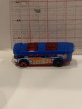 Blue Hot Wheels High Bus 2013 Hot Wheels Toy Diecast Car