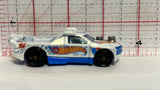 White Fig Rig X1354 G17 2012 Hot Wheels Diecast Car