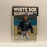 #64 Floyd Bannister Chicago White Sox 1986 Topps Baseball Card IF
