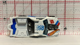 White Fig Rig X1354 G17 2012 Hot Wheels Diecast Car