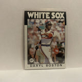 #139 Daryl Boston Chicago White Sox 1986 Topps Baseball Card IF