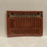 #139 Daryl Boston Chicago White Sox 1986 Topps Baseball Card IF
