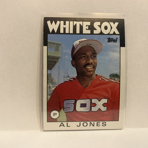 #227 Al Jones Chicago White Sox 1986 Topps Baseball Card IF