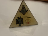 Three Logos Assocaitions Lapel Hat Pin BM