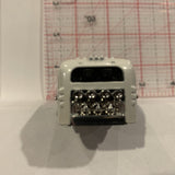 White Surfin' School Bus ©2000 Hot Wheels Diecast Car DL