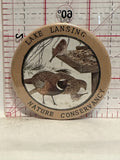 Pheasent Birds Lake Lansing Nature Conservancy Button Pinback
