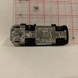 White Surfin' School Bus ©2000 Hot Wheels Diecast Car DL