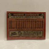 #555 Hubie Brooks Montreal Expos 1986 Topps Baseball Card IF