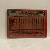#503 Mike Fitzgerald Montreal Expos 1986 Topps Baseball Card IF