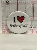 I Love Bakersfied Button Pinback