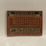 #526 Charlie Lea Montreal Expos 1986 Topps Baseball Card IF