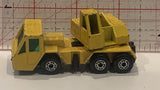 Yellow Construction Crane Matchbox Toy Diecast Car