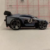 Blue Mcdonalds Stock Racer ©2008 Hot Wheels Diecast Car DL