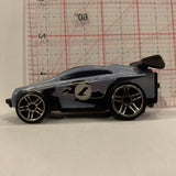 Blue Mcdonalds Stock Racer ©2008 Hot Wheels Diecast Car DL