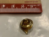 Golden Apple Lapel Hat Pin DS