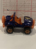 Blue Cliff Hanger Jeep MB 795 Matchbox Toy Diecast Car