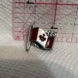 Canada 125th Canadian Flag  Lapel Pin