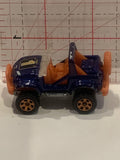 Blue Cliff Hanger Jeep MB 795 Matchbox Toy Diecast Car