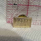 I Care Slogan  Lapel Pin