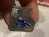 Downhill Skiing Vancouver 2010 Winter Olympics Lapel Hat Pin DT