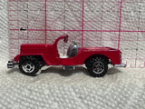 Red Fire Station Jeep Unbranded  Diecast Car