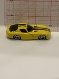 Yellow 1998 Dodge Viper GT2 2009 Maisto Toy Diecast Car