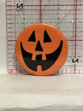 Jack O Lantern Pumpkin Face Halloween Button Pinback