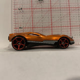 Orange Mcdonalds Stock Racer ©2006 Hot Wheels Diecast Car DM